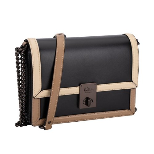 COACH 蔻馳哈頓系列女款拼色單肩包斜跨包 89070 V5BLC 女款