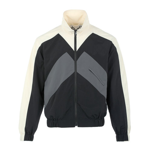 KENZO/高田賢三潮流拼色立領(lǐng)拉鏈男士夾克外套FA65BL510