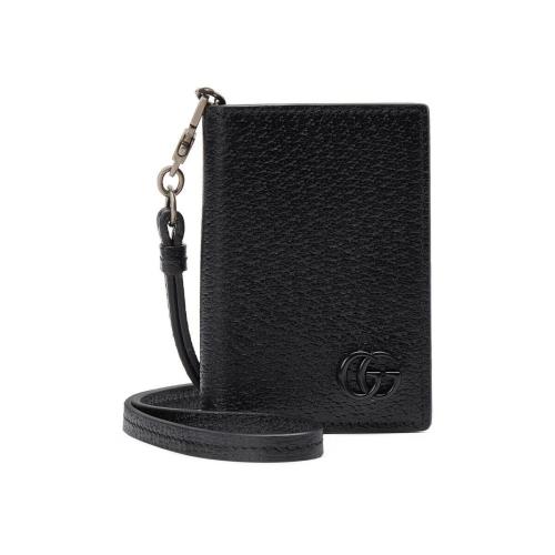  GUCCI古馳 22年秋冬 男士 GG Marmont系列肩帶卡片夾 700707 1T56F 1000