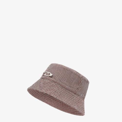  FENDI芬迪 22年秋冬 男士 帽子 拼色羊毛漁夫帽 FXQ801ALGWF0RP9