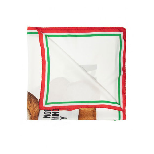 MOSCHINO/莫斯奇諾 女士 混色絲質(zhì)時尚圍巾/披肩圍巾 03549M2483001