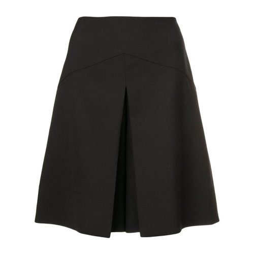 Givenchy/紀(jì)梵希 女士黑色羊毛時(shí)尚百搭A(yù)字裙半身裙短裙女裙 BW50C011F7-001