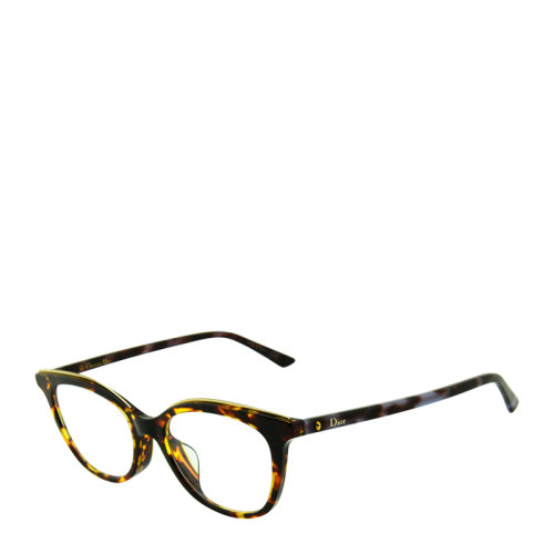 DIOR/迪奧 簡約 休閑 板材 全框 女士 光學鏡架 黑色 哈瓦那色 近視 眼鏡框 眼鏡架 MONTAIGNE49F 50mm MONTAIGNE49 53mm DIOR 迪奧