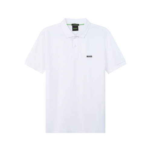 HUGO BOSS/雨果博斯【22春夏新款】男士棉質(zhì)短袖POLO衫LOGO刺繡 50469258