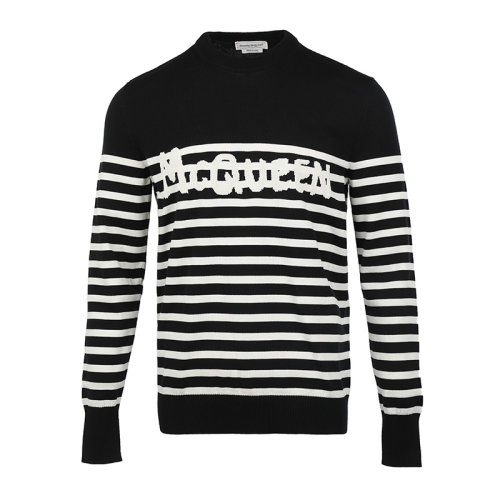 Alexander McQueen/亞歷山大麥昆男士套頭針織衫705940Q1GBM