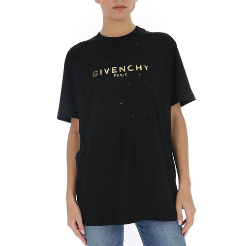 Givenchy 紀梵希  男裝 服裝 黑色棉質(zhì)經(jīng)典lOGO 男士短袖T恤