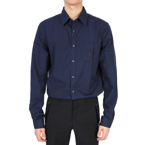 GUCCI/古馳  男裝 服飾 棉質(zhì)翻領(lǐng)商務(wù)休閑襯衣 男士長(zhǎng)袖襯衫 368681