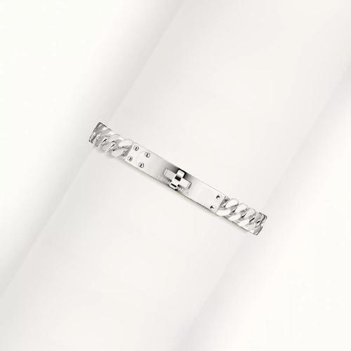  HERMES愛(ài)馬仕 22年秋冬 女士 手鏈 Bracelet Kelly Gourmette， tres petit modele H120439B 00