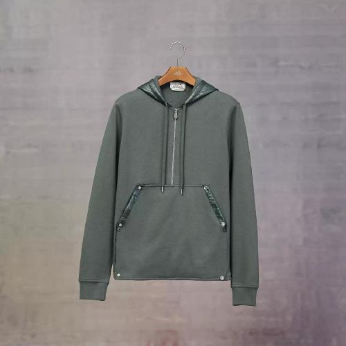 HERMES愛馬仕 22年秋冬 男士 衛(wèi)衣 Sweat a capuche Double Jeu H267620HA09LA