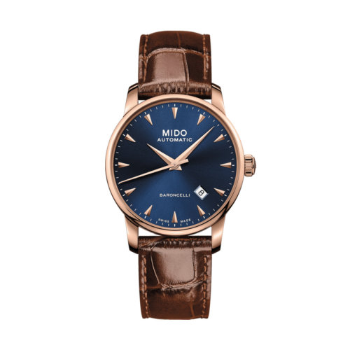  mido/美度  貝倫賽麗系列午夜藍(lán)長(zhǎng)動(dòng)能全自動(dòng)機(jī)械男士腕表38.00毫米 M8600.3.15.8