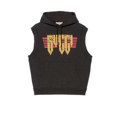  GUCCI古馳 22年秋冬 男士 針織棉無(wú)袖衛(wèi)衣 663243 XJET5 1142