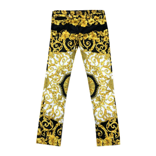 VERSACE/范思哲巴洛克印花男士牛仔褲   bu