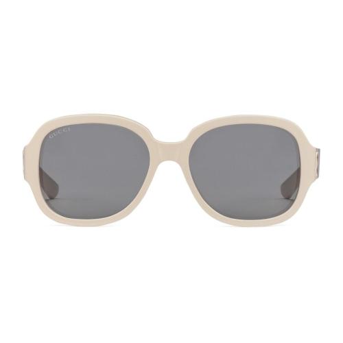  GUCCI古馳 22年秋冬 男士 Gucci HA HA HA特別系列方形鏡框太陽眼鏡 663784 J0740 9712