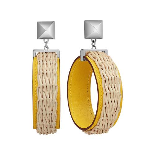  HERMES愛馬仕 22年秋冬 女士 耳環(huán) Boucles d'oreilles Medor Picnic， grand modele H070971FP 預(yù)定商品2-6周發(fā)貨