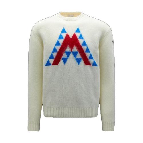  MONCLER蒙可蒙克萊 22年秋冬 男士 針織衫 Graphic Wool %26 Mohair Jumper H20919C00008M202403