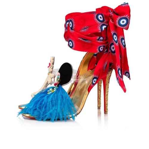  CL紅底鞋 22年秋冬 女士 高跟涼鞋 Tep Des Cyclades    100 mm 3220