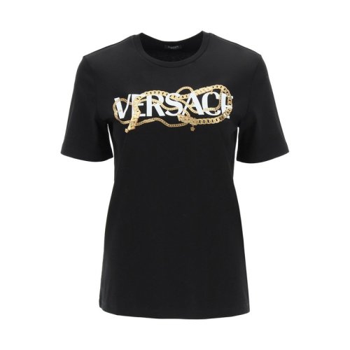  VERSACE/范思哲 女士印花棉質(zhì)短袖T恤 1004153 1A02991 2B070 PLFSX