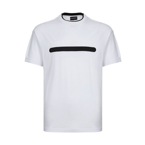 Emporio Armani/安普里奧阿瑪尼 棉質(zhì)圓領(lǐng)男士短袖T恤 3G1TL8 1JTUZ F106