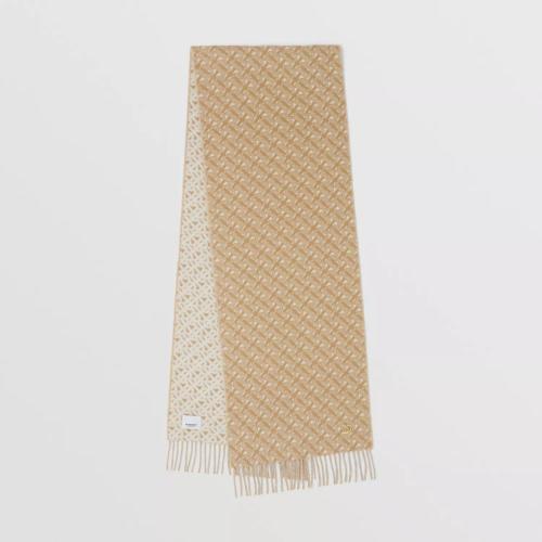  BURBERRY 22年秋冬 女士 專屬標(biāo)識(shí)提花羊絨圍巾 80496971