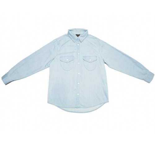 SHOKAY/繡嘉 女士長袖襯衫牛仔再生棉