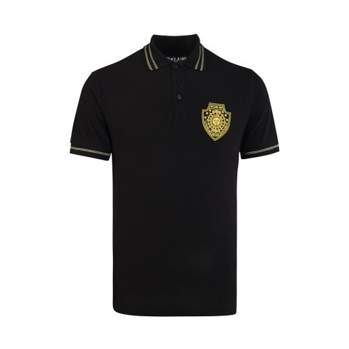 VERSACE/范思哲男士夏季百搭休閑潮流短袖T恤黑色白色