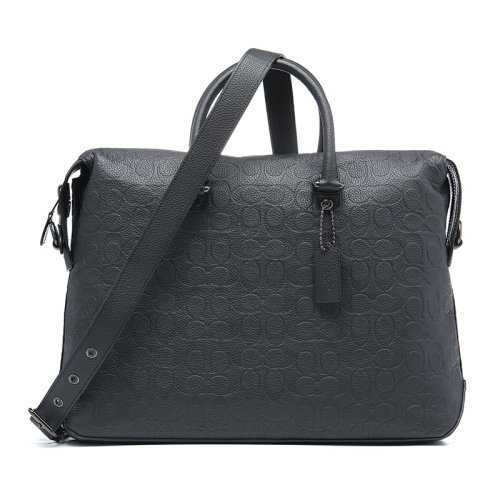 COACH/蔻馳21新品壓印牛皮革手提單肩男士公文包C0244