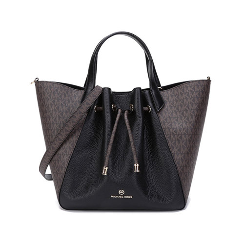 Michael Kors/邁克·科爾斯【22春夏新款】女士PHOEBE系列皮革/人造革大號手提單肩包托特包老花 30H1G8PT3T