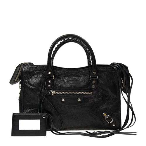 Balenciaga/巴黎世家 女士羊皮clascitys化妝鏡吊牌手提包單肩包斜挎包機(jī)車包女包 431621-D94JN 多色可選