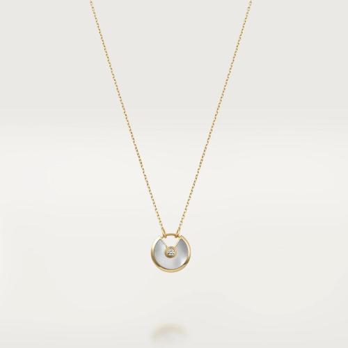  CARTIER 22年秋冬 女士 項鏈 Amulette de Cartier項鏈，小號款 18K黃金