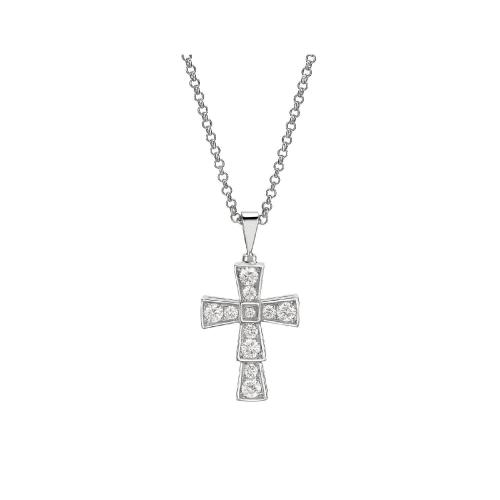  BVLGARI寶格麗 21年秋冬 女士 項(xiàng)鏈 Croce Pendants Collier CL858121 預(yù)定商品1-3周發(fā)貨