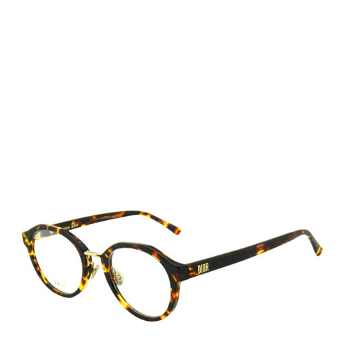 DIOR/迪奧 簡(jiǎn)約 復(fù)古 多邊圓形 板材 全框 女士 光學(xué)鏡架 近視 眼鏡框 眼鏡架 LADYDIORO4F 50mm DIOR 迪奧