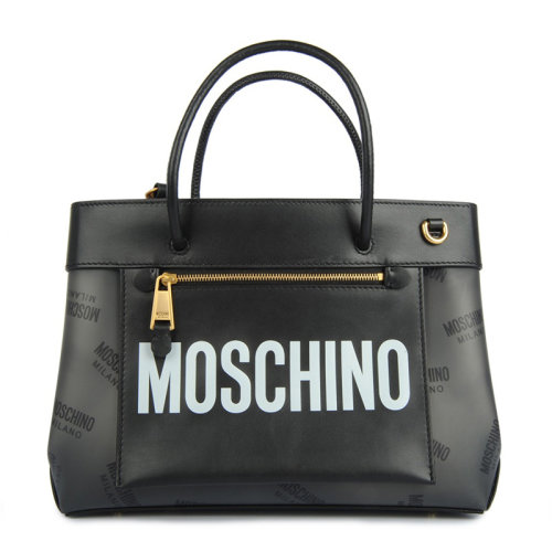 MOSCHINO/莫斯奇諾 女士純色聚氨酯經(jīng)典字母徽標(biāo)印花小號單肩包斜挎包手提包購物包女包 A7516-8214 多色可選