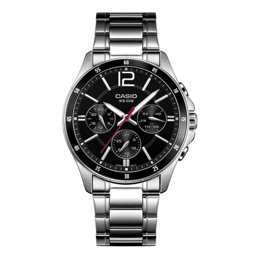 CASIO/卡西歐 手表男黑暗之心商務(wù)非機(jī)械手表石英表MTP-1374D-1A