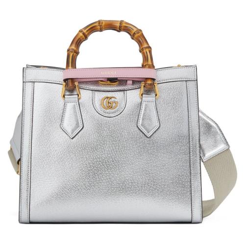  GUCCI古馳 22年秋冬 女士 Gucci Diana竹節(jié)小號(hào)托特包 702721 1TRGT 8190