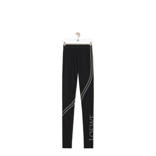  LOEWE羅意威 22年秋冬 女士 休閑褲 LOEWE leggings in polyamide and elastane S540Y27X04-11