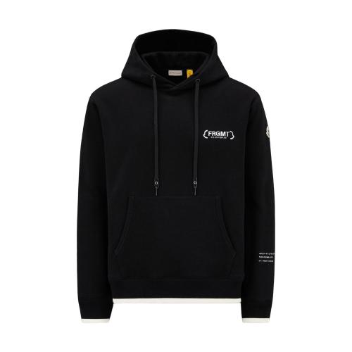  MONCLER蒙可蒙克萊 22年秋冬 男士 長(zhǎng)袖T恤 Logo Fleece Hoodie H209U8G00002M2372999