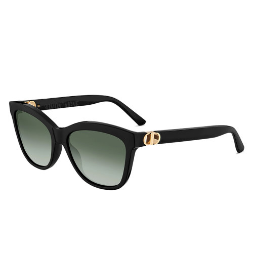 DIOR/迪奧 22年春夏新款 女士綠色漸變鏡片和黑色醋酸纖維鏡框蝴蝶太陽鏡30MNBIR_10A1