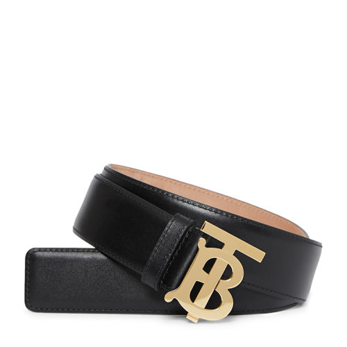 BURBERRY/博柏利 專屬標(biāo)識圖案皮革腰帶80189501