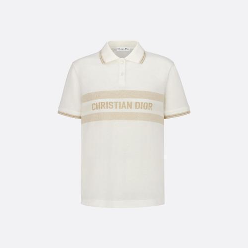  DIOR迪奧 22年秋冬 女士 短袖Polo Polo 衫 213T10A4485_X1998