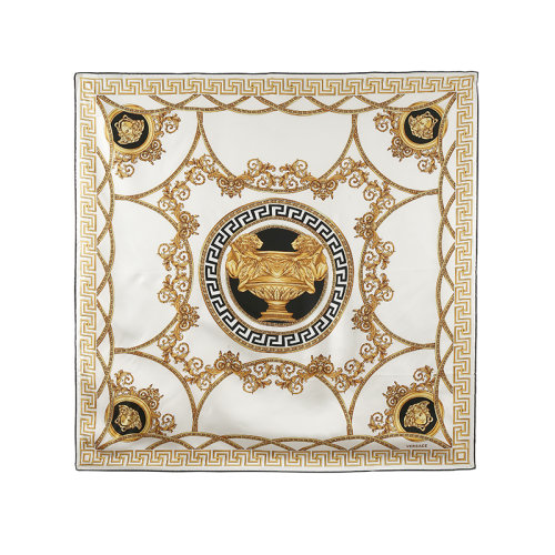 VERSACE/范思哲時尚印花桑蠶絲通用方絲巾10016001A01278