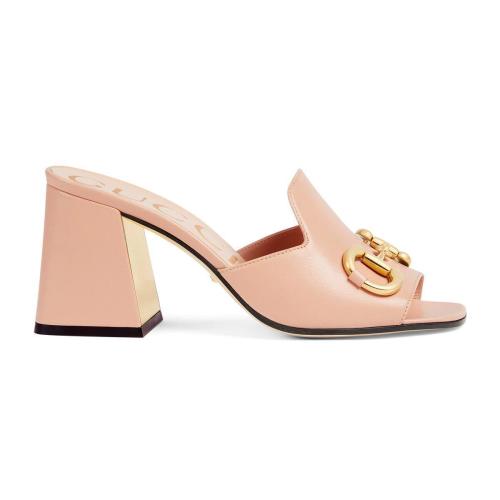  GUCCI古馳 22年秋冬 女士 女士馬銜扣拖鞋 655412 BKO00 6705