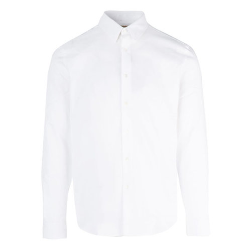 BURBERRY/博柏利 翻領 男性 簡約 修身 男士長袖襯衫 80010764