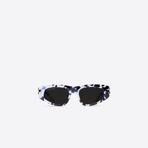  BALENCIAGA巴黎世家 22年秋冬 女士 太陽(yáng)眼鏡 Womens Dynasty D-frame Sunglasses in White 62