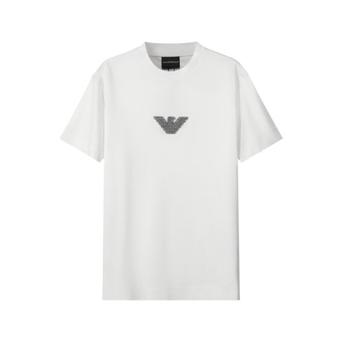 Emporio Armani/安普里奧阿瑪尼【22春夏新款】男士萊賽爾纖維圓領(lǐng)短袖T恤 3L1TCD 1JUVZ