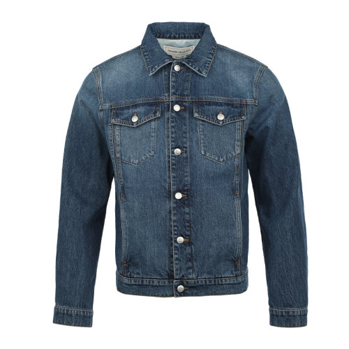 Alexander McQueen/亞歷山大麥昆22新品男士牛仔外套男士牛仔衣677832QSY66