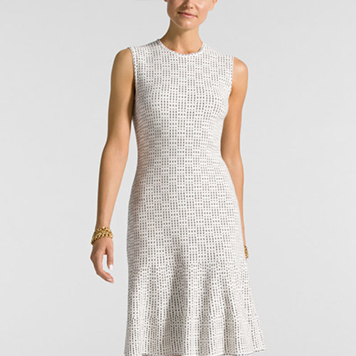 St.John/盛薔女士圖形奧斯曼針織女士連衣裙K11X001