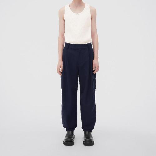  BV葆蝶家 22年秋冬 男士 休閑褲 pantalon cargo en toile de coton doublee 716760V0BT04020