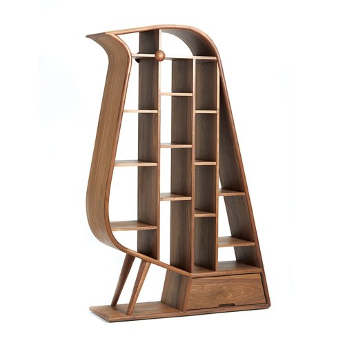 MINGAN/明暗 北美黑胡桃木 實(shí)木家具 棲息鳥置物架