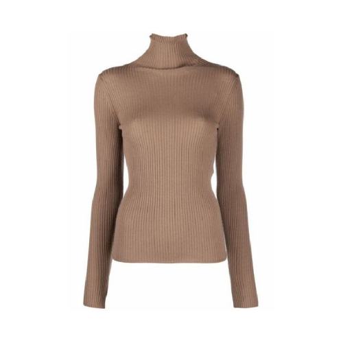  MaxMara/麥絲瑪拉 女士棕色時(shí)尚休閑針織衫/毛衫 BORA-003 PLFSX