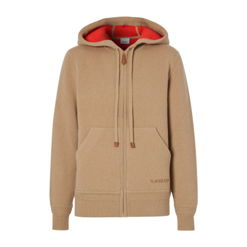 BURBERRY/博柏利 女士 服裝  卡其色連帽抽繩外套 女士夾克